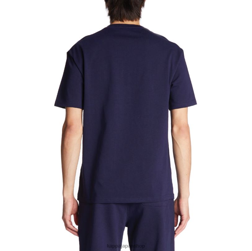 Kappa 男性 ローブジョバーニダルフィスTシャツ 海軍 480LJ199
