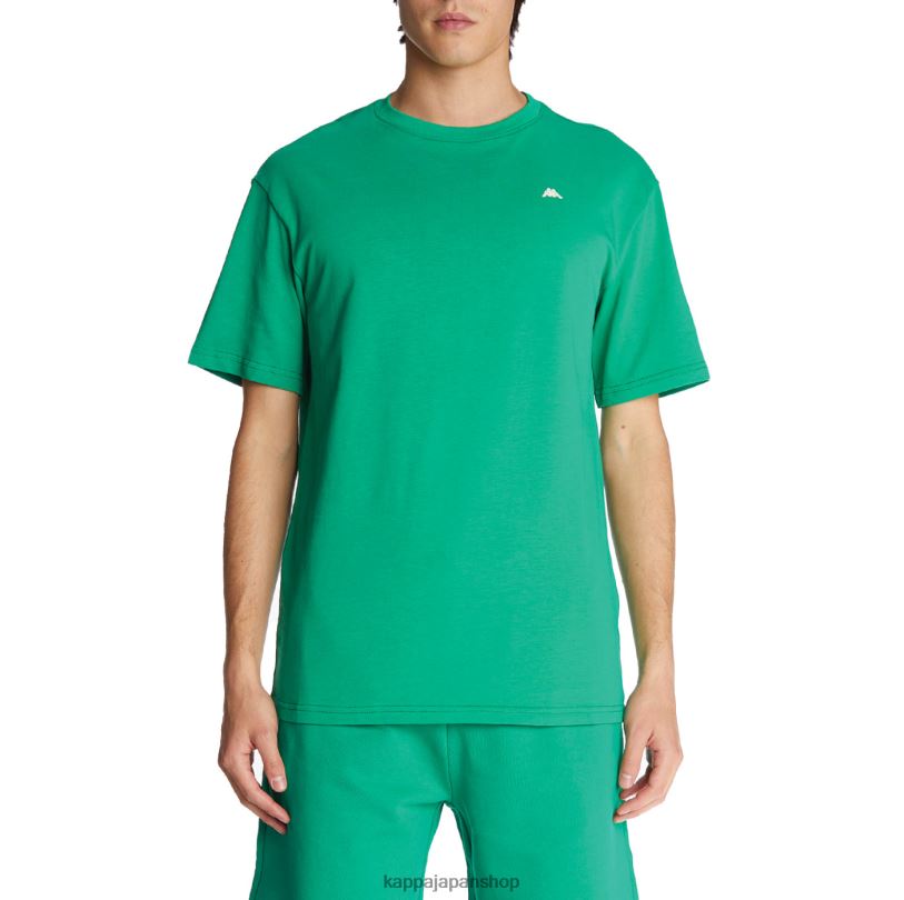 Kappa 男性 ローブジョバーニダルフィスTシャツ ケリーグリーン 480LJ200