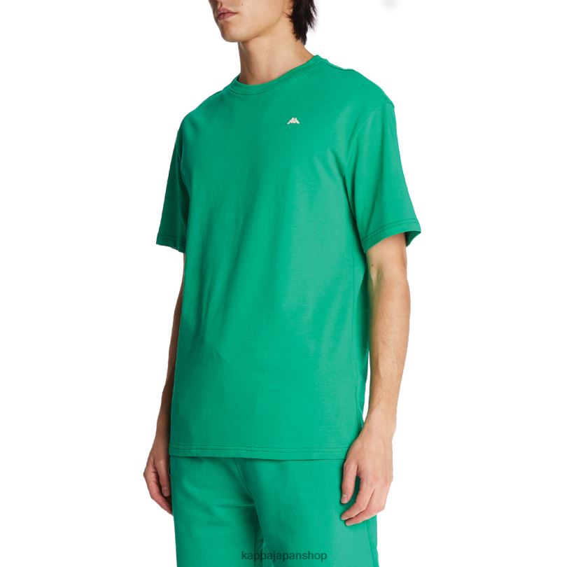 Kappa 男性 ローブジョバーニダルフィスTシャツ ケリーグリーン 480LJ200
