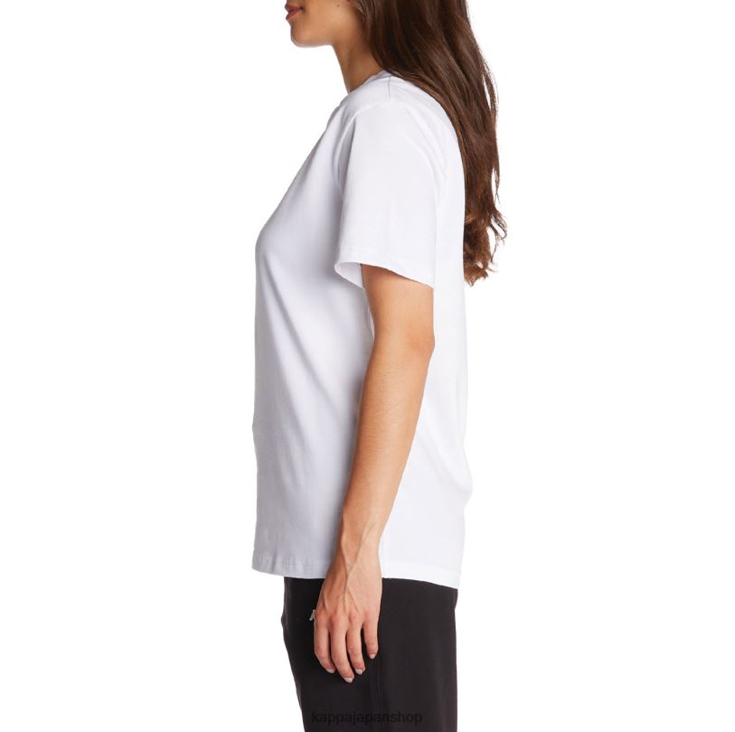 Kappa 男性 ローブジョバーニダルフィスTシャツ 白 480LJ201
