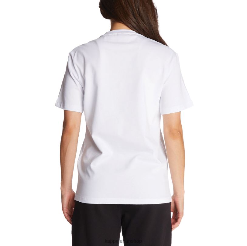 Kappa 男性 ローブジョバーニダルフィスTシャツ 白 480LJ201