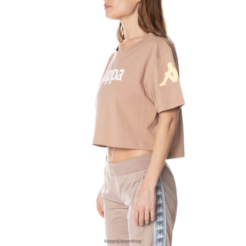 Kappa 女性 オーセンティックアミルクTシャツ ベージュ 480LJ383