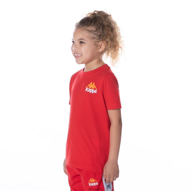 Kappa 子供たち キッズオーセンティックエイブルズTシャツ 赤 480LJ650