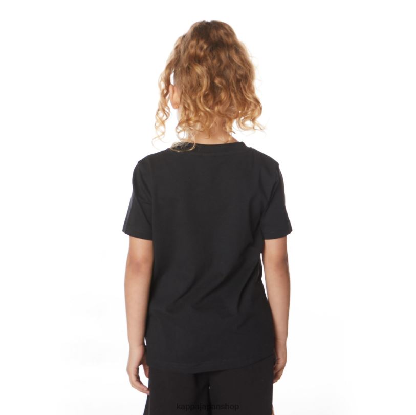 Kappa 子供たち キッズオーセンティックエステッシTシャツ 漆黒 480LJ651