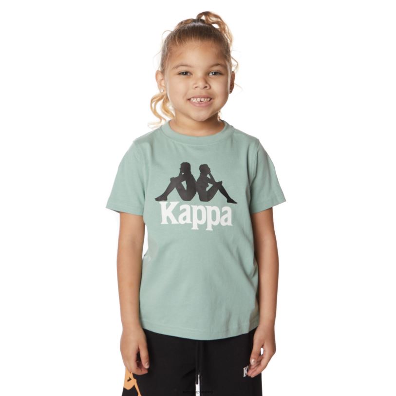 Kappa 子供たち キッズオーセンティックエステッシTシャツ セージ 480LJ658