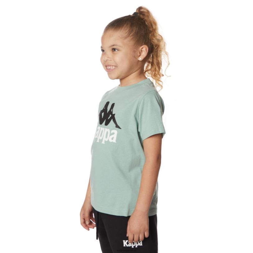 Kappa 子供たち キッズオーセンティックエステッシTシャツ セージ 480LJ658