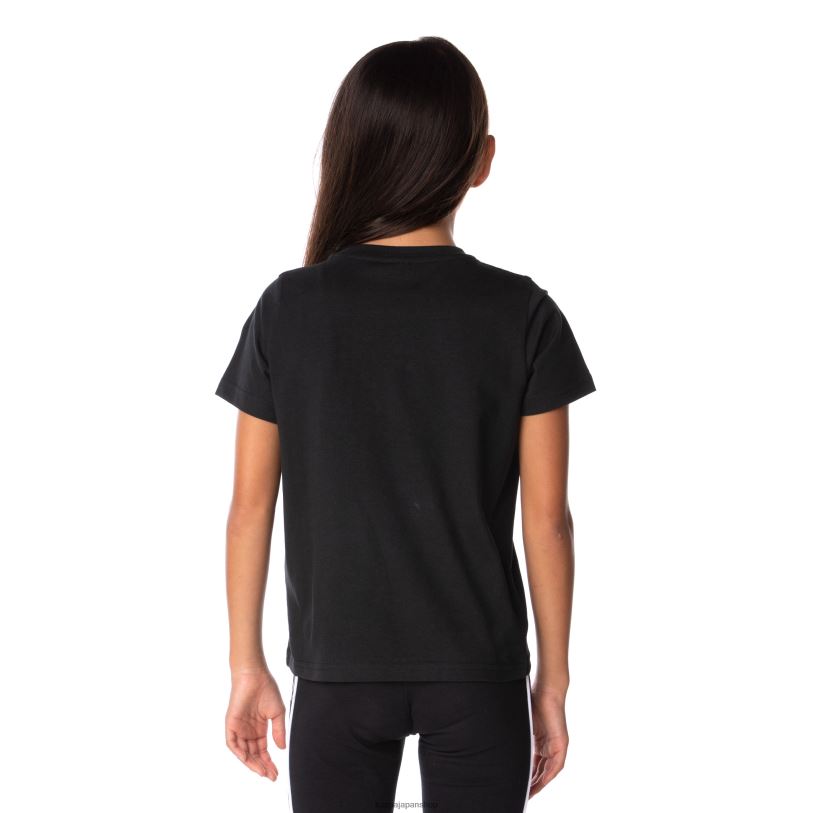 Kappa 子供たち キッズオーセンティックグラフィックグラフィックTシャツ 黒い煙 480LJ665