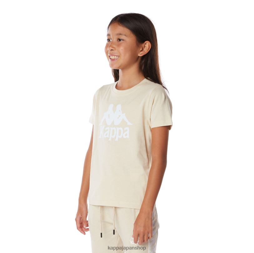 Kappa 子供たち キッズオーセンティックエステッシTシャツ ベージュ 480LJ667