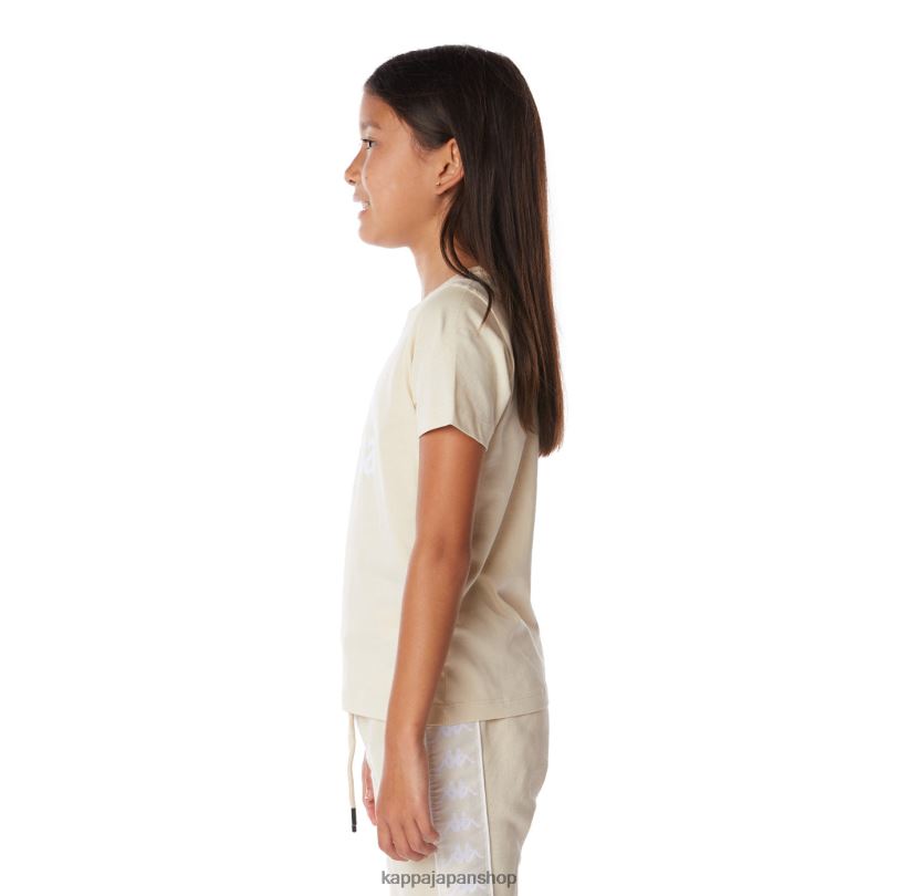 Kappa 子供たち キッズオーセンティックエステッシTシャツ ベージュ 480LJ667