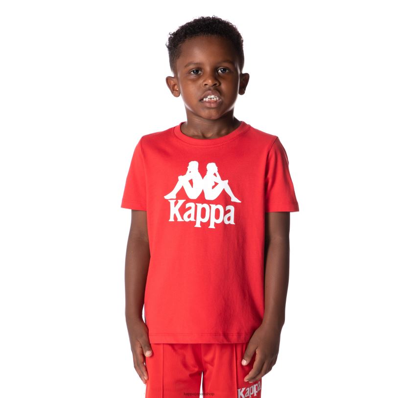 Kappa 子供たち キッズオーセンティックエステッシTシャツ 赤 480LJ668