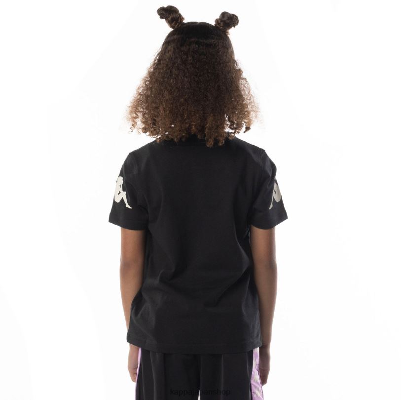 Kappa 子供たち キッズオーセンティックパルーTシャツ 黒煙バイオレット 480LJ690