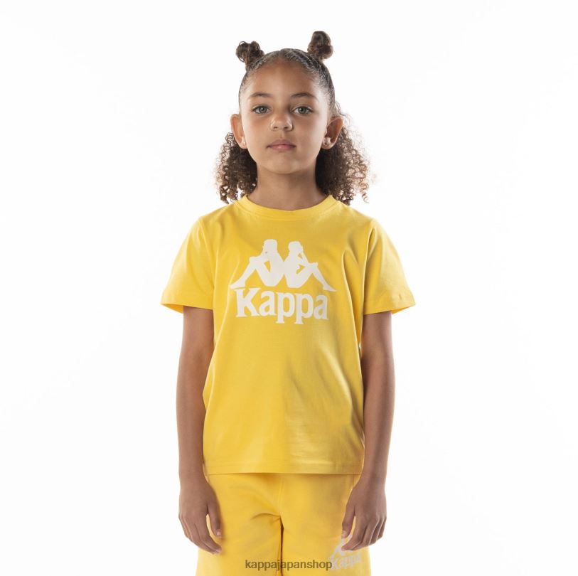 Kappa 子供たち キッズオーセンティックエステッシTシャツ 黄砂 480LJ691