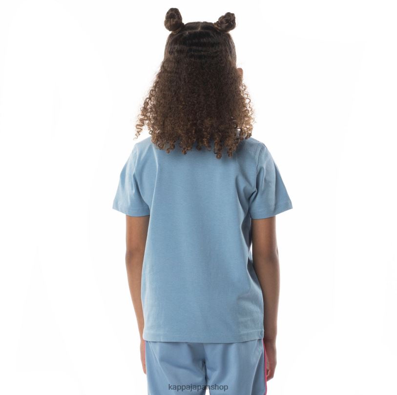 Kappa 子供たち キッズオーセンティックエステッシTシャツ 水色の砂 480LJ692