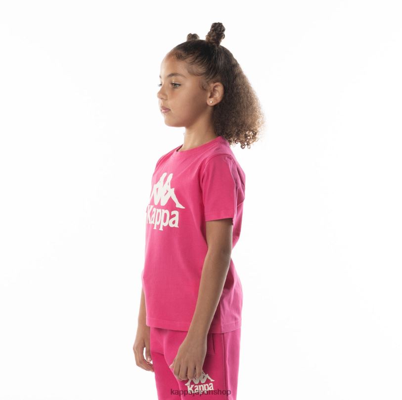 Kappa 子供たち キッズオーセンティックエステッシTシャツ ピンクの砂 480LJ693