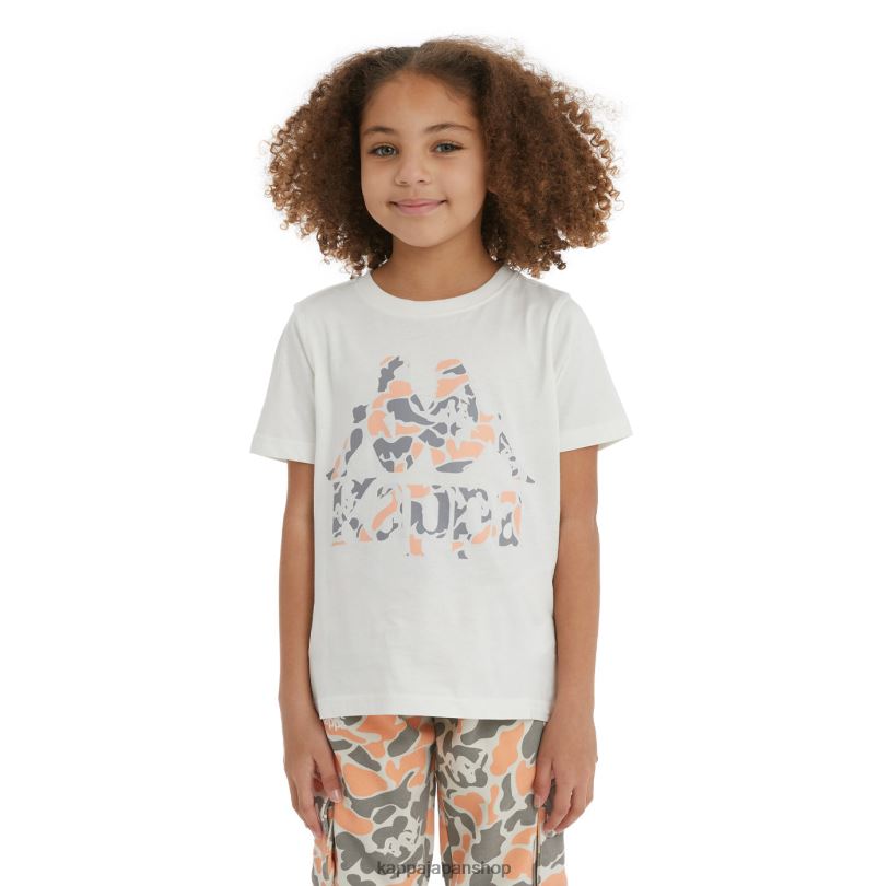 Kappa 子供たち キッズオーセンティックフーロTシャツ 桃 480LJ716