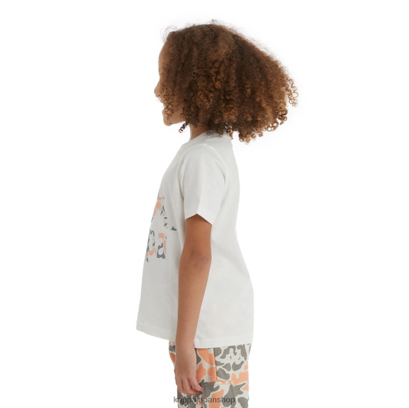 Kappa 子供たち キッズオーセンティックフーロTシャツ 桃 480LJ716