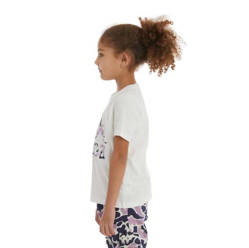 Kappa 子供たち キッズオーセンティックフーロTシャツ ネイビーバイオレット 480LJ717