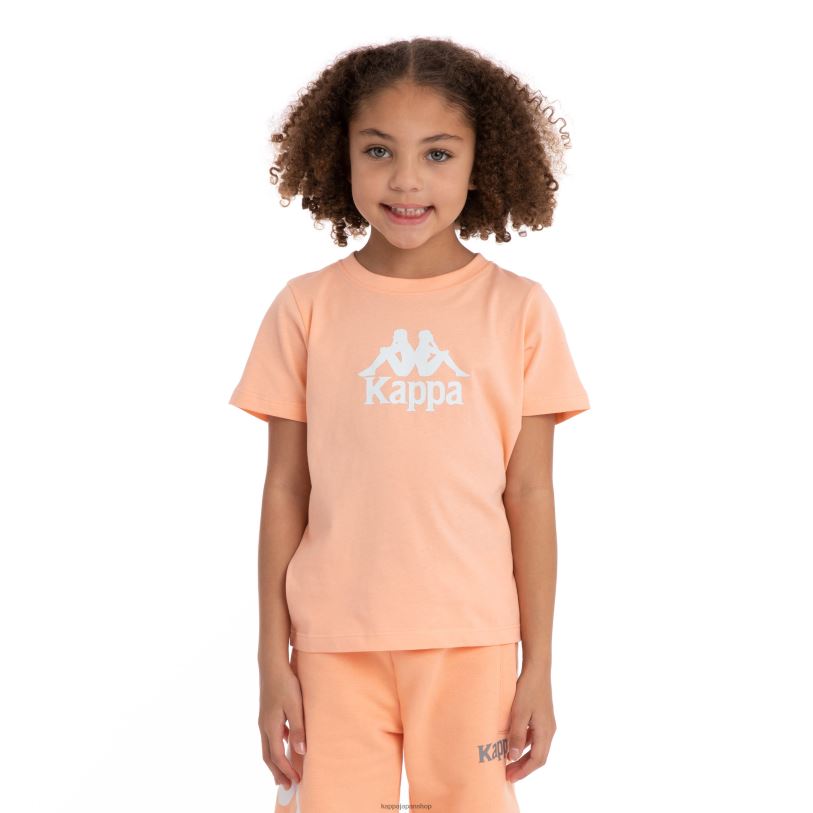 Kappa 子供たち キッズオーセンティックモロンジオTシャツ 桃 480LJ719