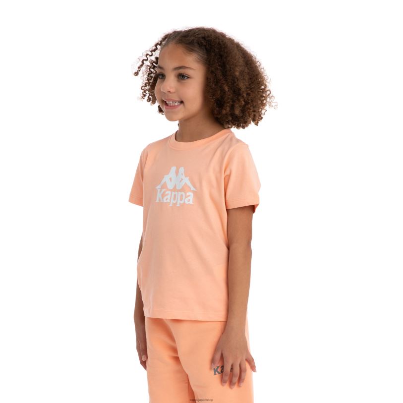 Kappa 子供たち キッズオーセンティックモロンジオTシャツ 桃 480LJ719
