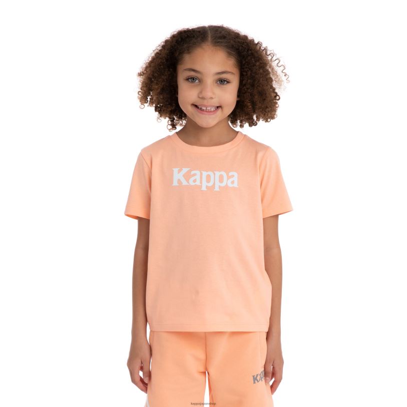 Kappa 子供たち キッズオーセンティックルニスTシャツ ピーチホワイト 480LJ727