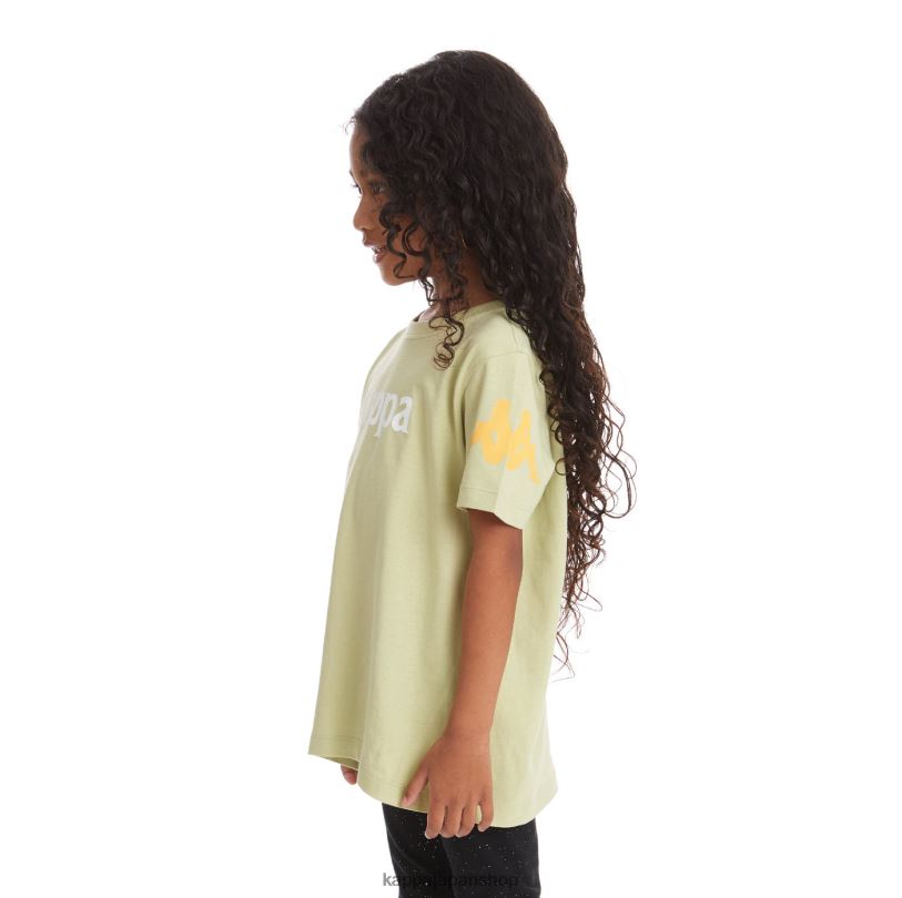 Kappa 子供たち キッズオーセンティックパルーTシャツ グリーンセージ 480LJ740