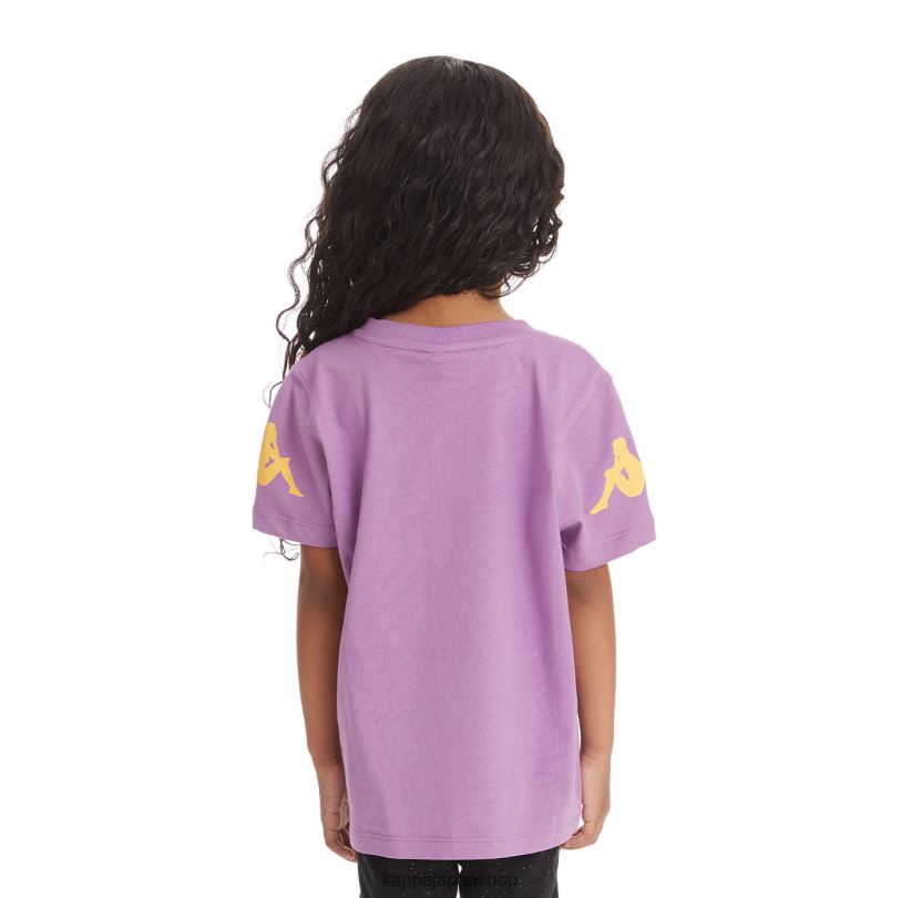 Kappa 子供たち キッズオーセンティックパルーTシャツ バイオレットラベンダー 480LJ741