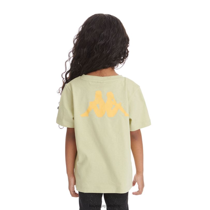 Kappa 子供たち キッズオーセンティックルニスTシャツ グリーンセージ 480LJ742