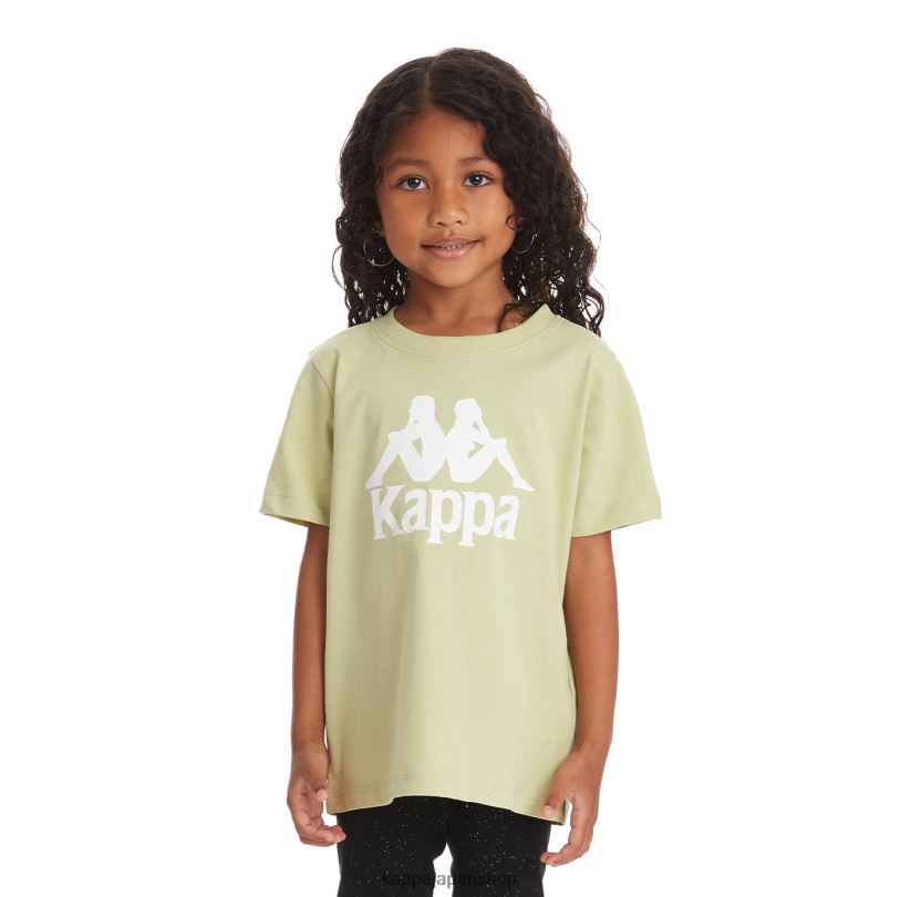 Kappa 子供たち キッズオーセンティックエステッシTシャツ グリーンセージ 480LJ744