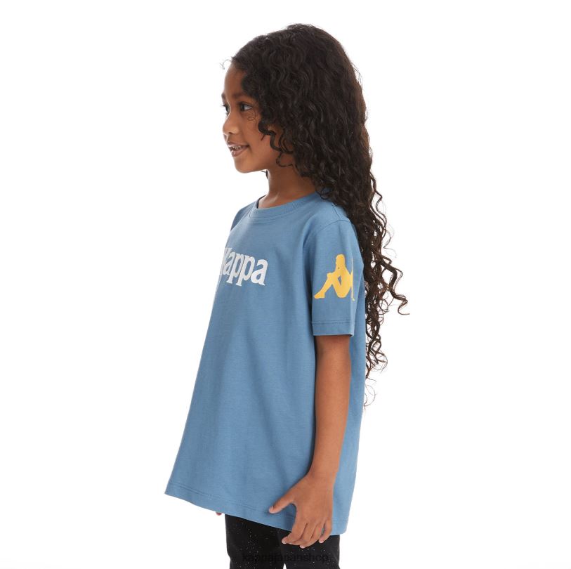 Kappa 子供たち キッズオーセンティックパルーTシャツ ライトブルー 480LJ756