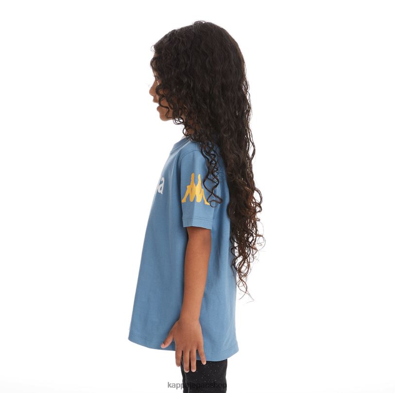 Kappa 子供たち キッズオーセンティックパルーTシャツ ライトブルー 480LJ756