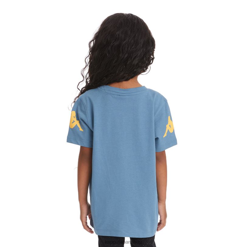 Kappa 子供たち キッズオーセンティックパルーTシャツ ライトブルー 480LJ756
