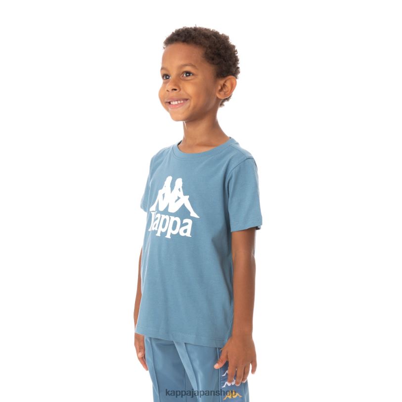 Kappa 子供たち キッズオーセンティックエステッシTシャツ ライトブルー 480LJ761