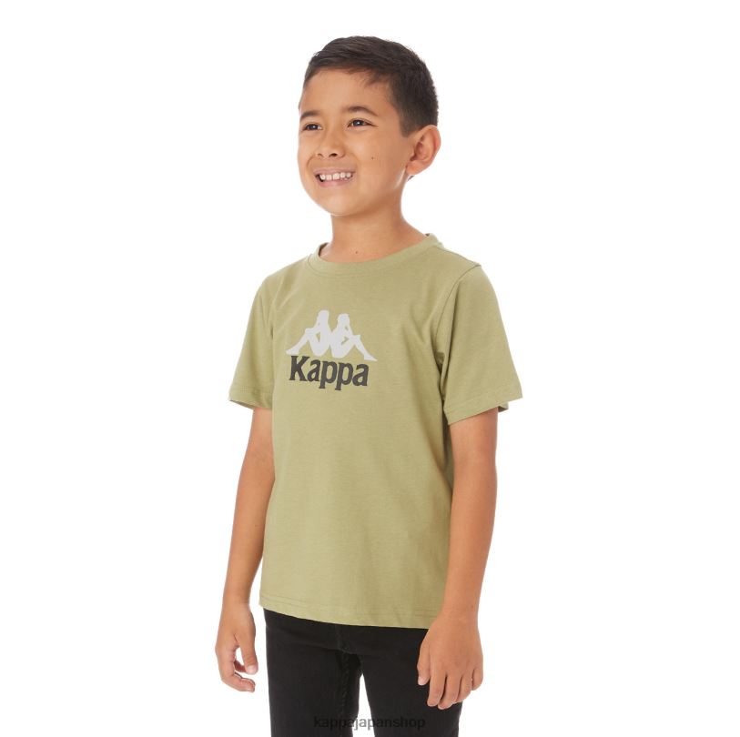 Kappa 子供たち キッズオーセンティックモロンジオTシャツ グリーンサルビア 480LJ774