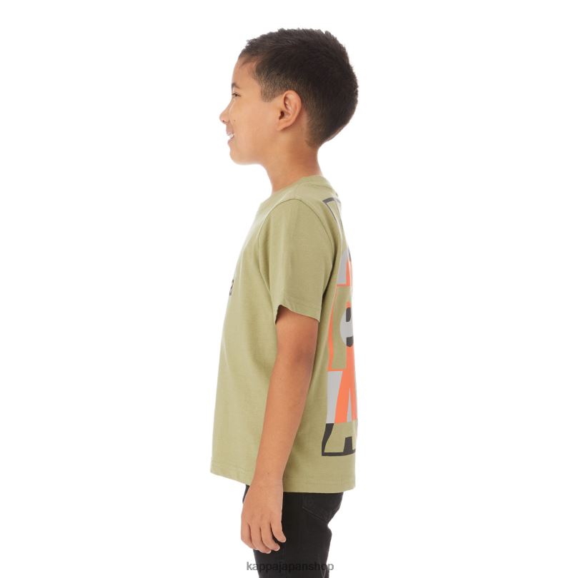 Kappa 子供たち キッズオーセンティックモロンジオTシャツ グリーンサルビア 480LJ774