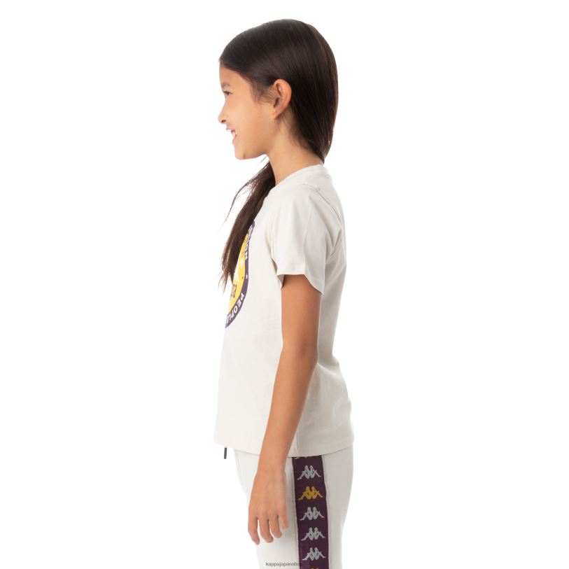 Kappa 子供たち キッズオーセンティックフラネカーTシャツ グレーシルバー 480LJ780