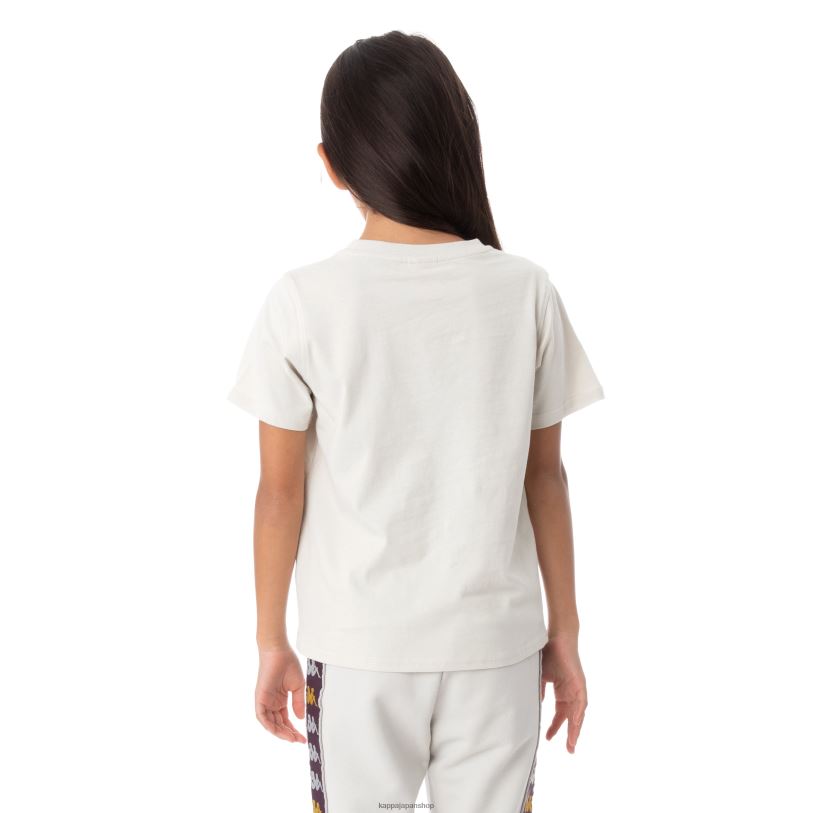 Kappa 子供たち キッズオーセンティックフラネカーTシャツ グレーシルバー 480LJ780