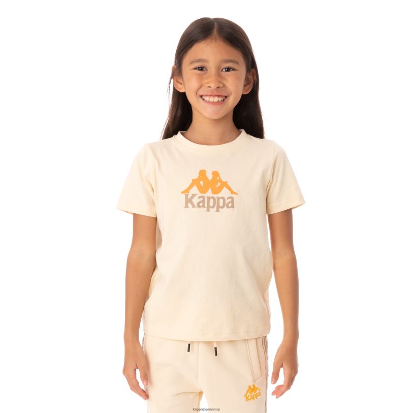 Kappa 子供たち キッズオーセンティックモロンジオTシャツ ベージュ 480LJ781